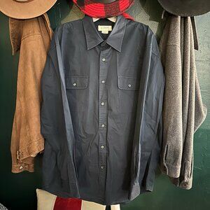 J.Crew L/S Heritage Twill Two-Pocket Workshirt Dark Navy